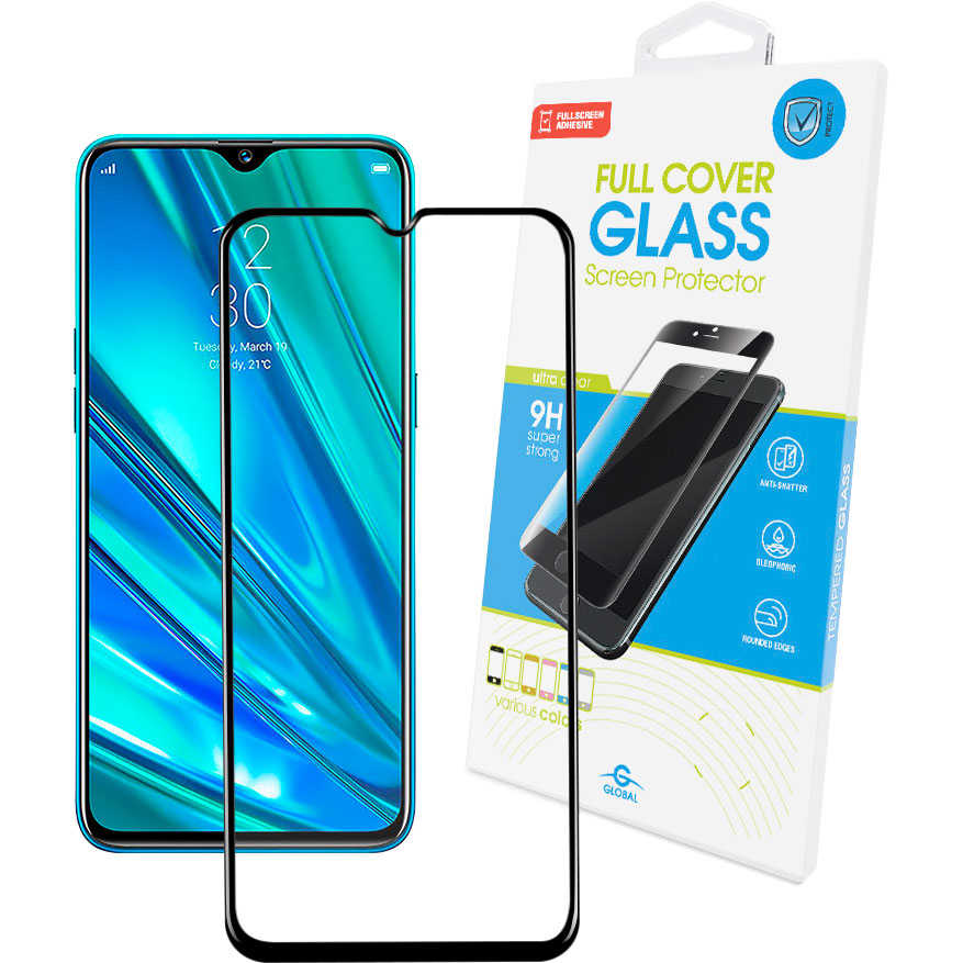 Защитное стекло GLOBAL Full Glue для RealMe 5 Pro Black Тип стекло