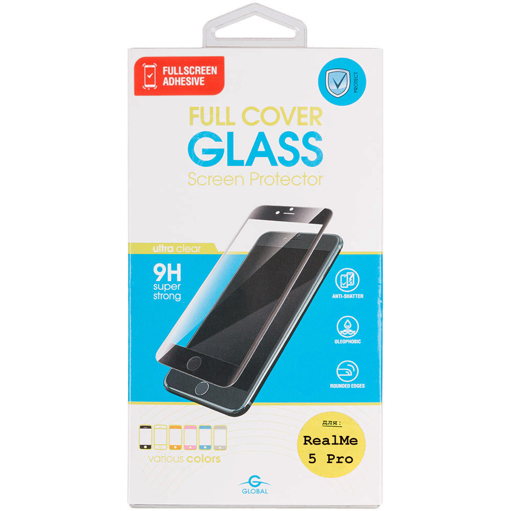 Защитное стекло GLOBAL Full Glue для RealMe 5 Pro Black