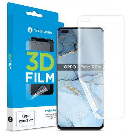 

Защитная пленка MAKEFUTURE Oppo Reno 3 Pro 3D Film (MFT-OPR3P), Oppo Reno3 Pro 3D Film (MFT-OPR3P)