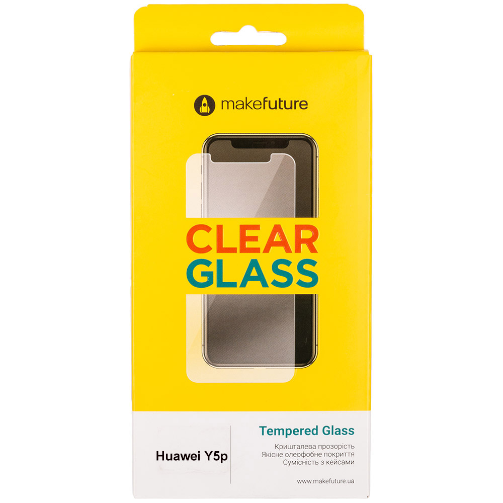 

Защитное стекло MAKEFUTURE Huawei Y5p Clear Glass (MGC-HUY5P), Huawei Y5p Clear Glass (MGC-HUY5P)