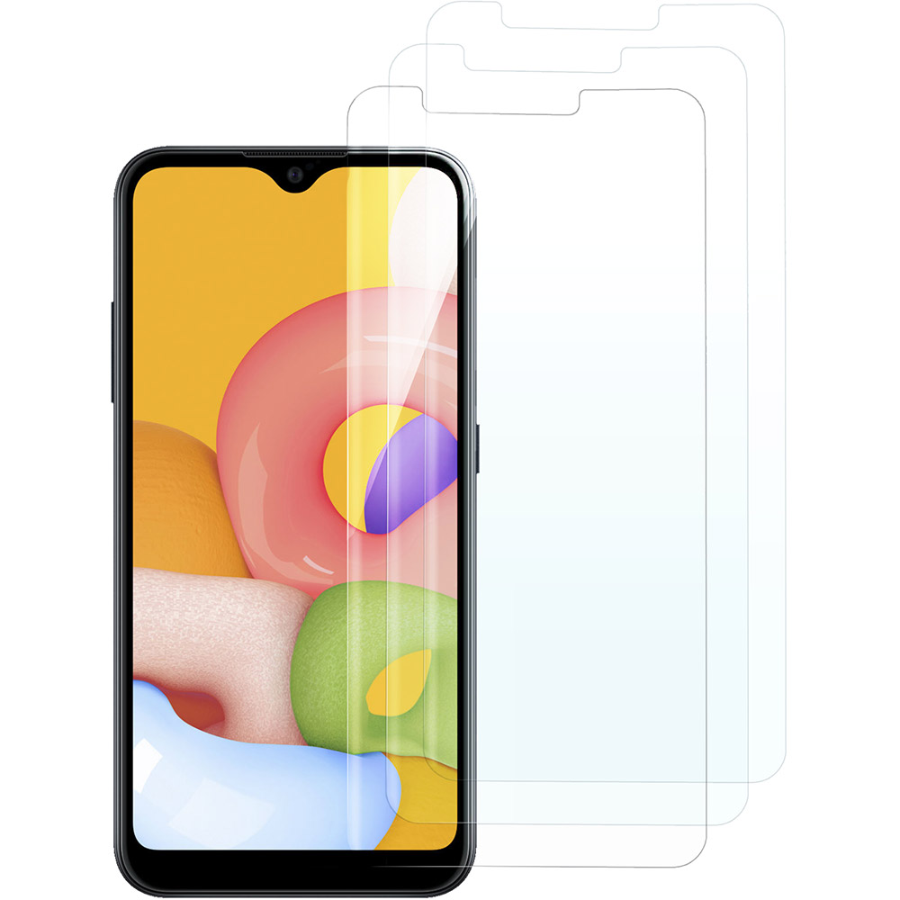 

Набор защитных стекол 2E 3 в 1 для Samsung Galaxy A01/A40 Clear (2E-G-A01-LT-CL-3IN1), 3 в 1 Samsung Galaxy A01/A40, 2.5D, Clear