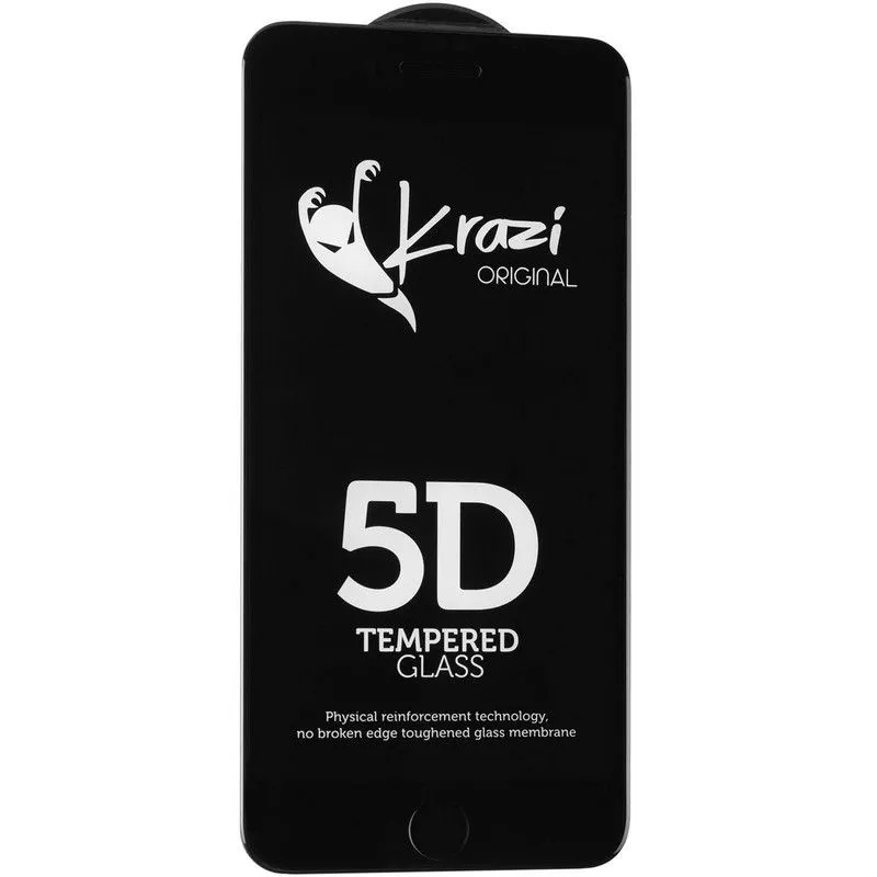 Захисне скло KRAZI 5D для Apple iPhone 7 Plus/8 Plus Black (71975) Тип скло