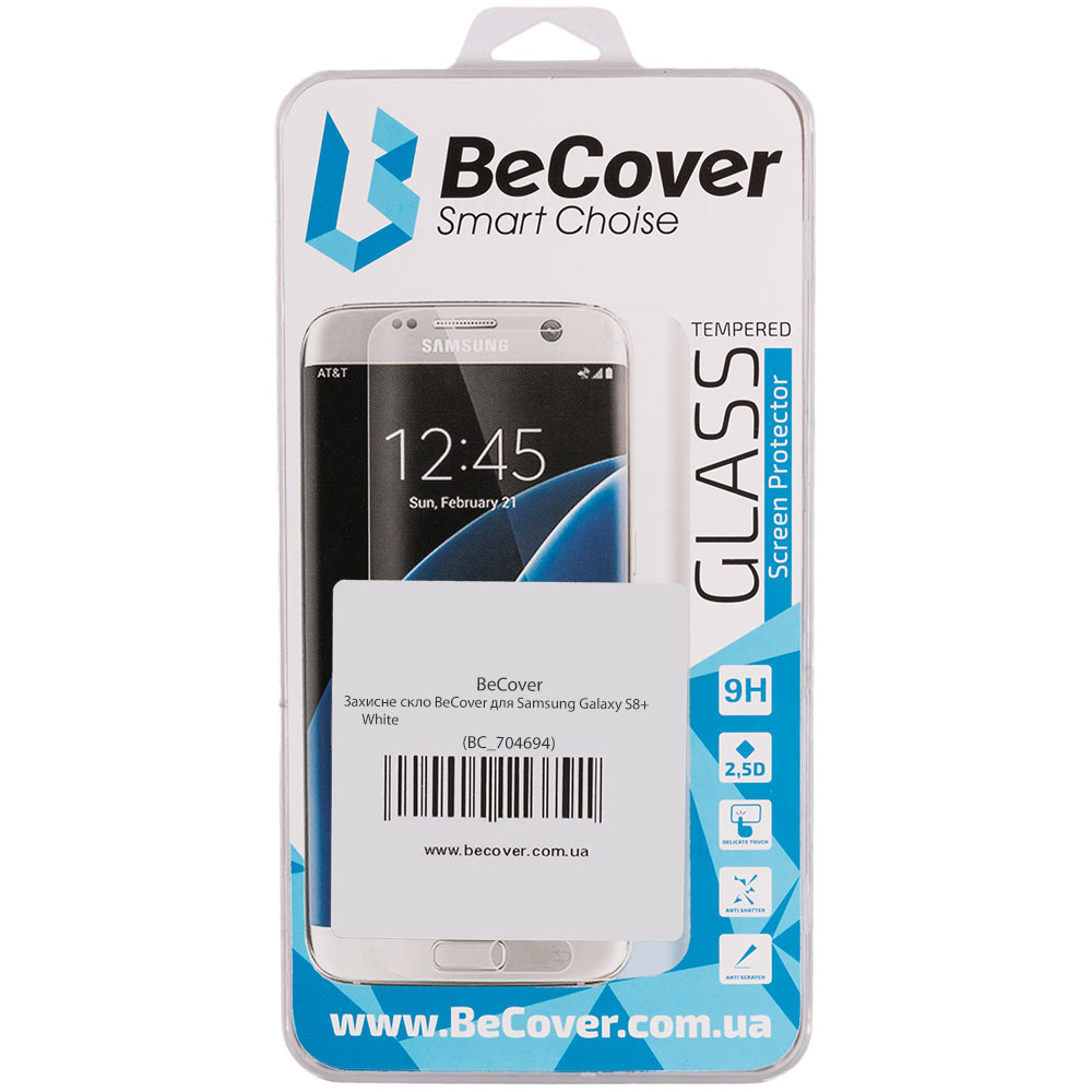 

Защитное стекло BECOVER для Samsung Galaxy S8+ SM-G955 White (704694), Samsung Galaxy S8+ SM-G955 White (704694)