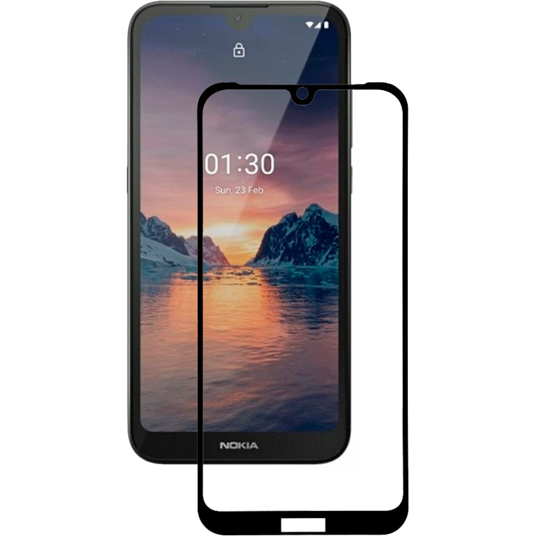 Захисне скло BECOVER для Nokia 1.3 Black (705100) Тип скло