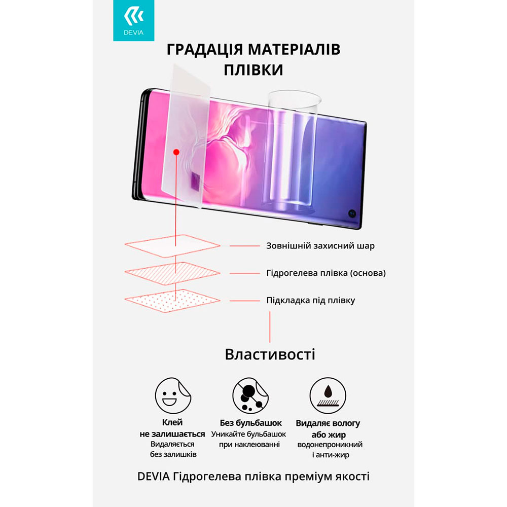 Захисна плівка XOKO деви про iPhone XS MAX матова (DV-GDRP-iP-XS MAXM) Покриття матове