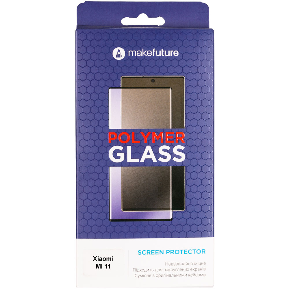 

Защитное стекло MAKEFUTURE Xiaomi Mi 11 Polymer Glass (MGP-XM11), Xiaomi Mi 11 Polymer Glass (MGP-XM11)