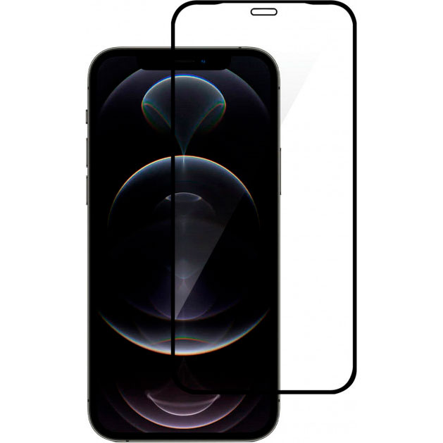 

Защитное стекло 2E Apple Iphone 12 Pro Max (6.7") FCFG Black (2E-IP-IPM6.7-SMFCFG-BB), Apple Iphone 12 Pro Max (6.7"), FCFG, black