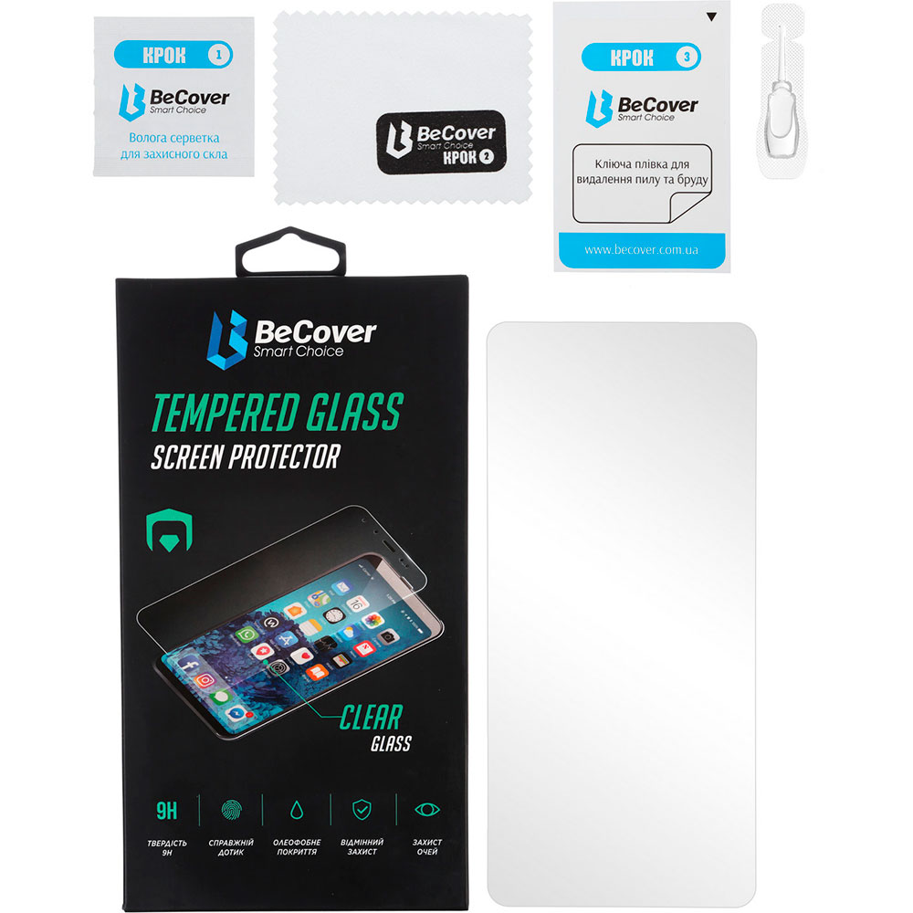 Захисне скло BECOVER для Xiaomi Redmi Note 10/10S Clear (705994) Тип скло