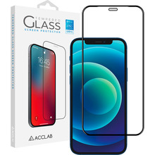 Защитное стекло ACCLAB Full Glue для Apple iPhone 12 Pro Max Black (1283126508233)