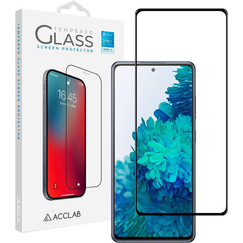 

Защитное стекло ACCLAB Full Glue для Samsung S20FE Black (1283126508721), Full Glue для Samsung S20FE (чорний)