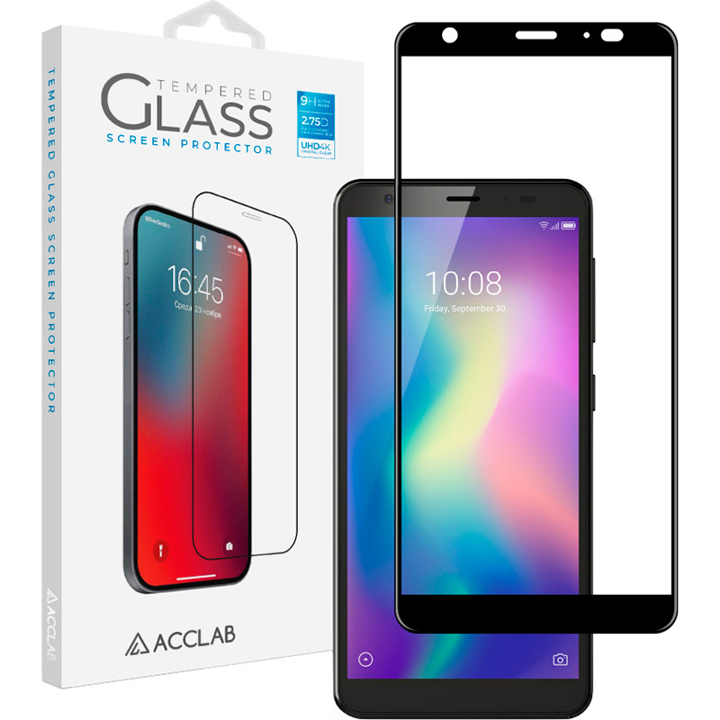 

Защитное стекло ACCLAB Full Glue для ZTE Blade A5 2019 Black (1283126508875), Full Glue для ZTE Blade A5 2019 (чорний)