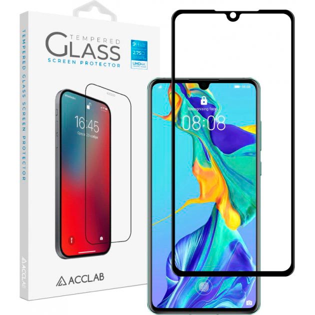 

Защитное стекло ACCLAB Full Glue для Huawei P30 (1283126508240), Full Glue для Huawei P30 (чорний)