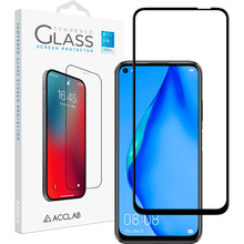 Защитное стекло ACCLAB Full Glue для Huawei P40 Lite Black (1283126508264)