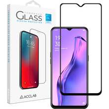 Защитное стекло ACCLAB Full Glue для Oppo A31 Black (1283126508349)