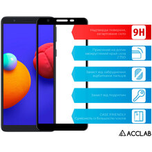 Защитное стекло ACCLAB Full Glue для Samsung A01 Core/M01 Core Black (1283126508714)