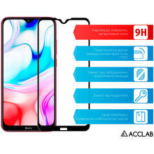 Захисне скло ACCLAB Full Glue для Xiaomi Redmi 8 Black (1283126508738)