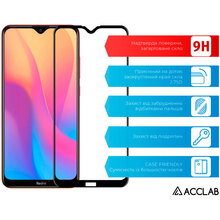 Захисне скло ACCLAB Full Glue для Xiaomi Redmi 8A Black (1283126508745)