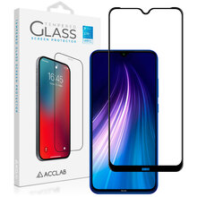 Защитное стекло ACCLAB Full Glue для Xiaomi Redmi Note 8 Black (1283126508752)