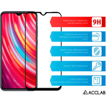 Защитное стекло ACCLAB Full Glue для Xiaomi Redmi Note 8 Pro Black (1283126508769)