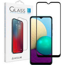 Захисне скло ACCLAB Full Glue для Samsung A02 Black (1283126509605)