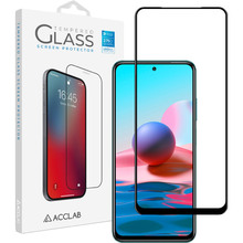 Защитное стекло ACCLAB Full Glue для Xiaomi Redmi Note 10 Black (1283126511295)