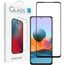 Захисне скло ACCLAB Full Glue для Xiaomi Redmi Note 10 Pro Black (1283126511240)