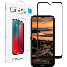 Защитное стекло ACCLAB Full Glue для Nokia 1.4 Black (1283126511790)