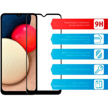Защитное стекло ACCLAB Full Glue для Samsung A02s Black (1283126509612)