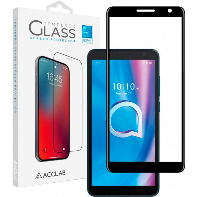 

Защитное стекло ACCLAB Full Glue для Alcatel 5002H Black (1283126509070), Full Glue для Alcatel 5002H (чорний)