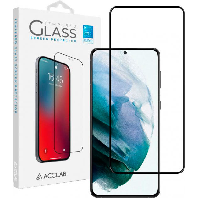 Защитное стекло ACCLAB Full Glue для Samsung S21+ (G996) (1283126510502)