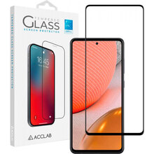 Захисне скло ACCLAB Full Glue для Samsung A72 Black (1283126510557)