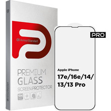 Защитное стекло ArmorStandart Pro для Apple iPhone 17e/16e/14/13/13 Pro (ARM59722)