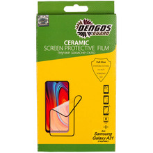 Захисне скло DENGOS FLEXIBLE Glass для Samsung Galaxy A31/A32 Black (TGCF-02)
