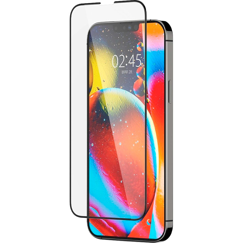 

Защитное стекло SPIGEN tR Slim FCHD для Apple iPhone 13 Pro Max Black (1Pack) (AGL03383), Apple iPhone 13 Pro Max tR Slim FCHD, Black