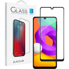 Защитное стекло ACCLAB Full Glue для Samsung Galaxy M22 Black (1283126517518)