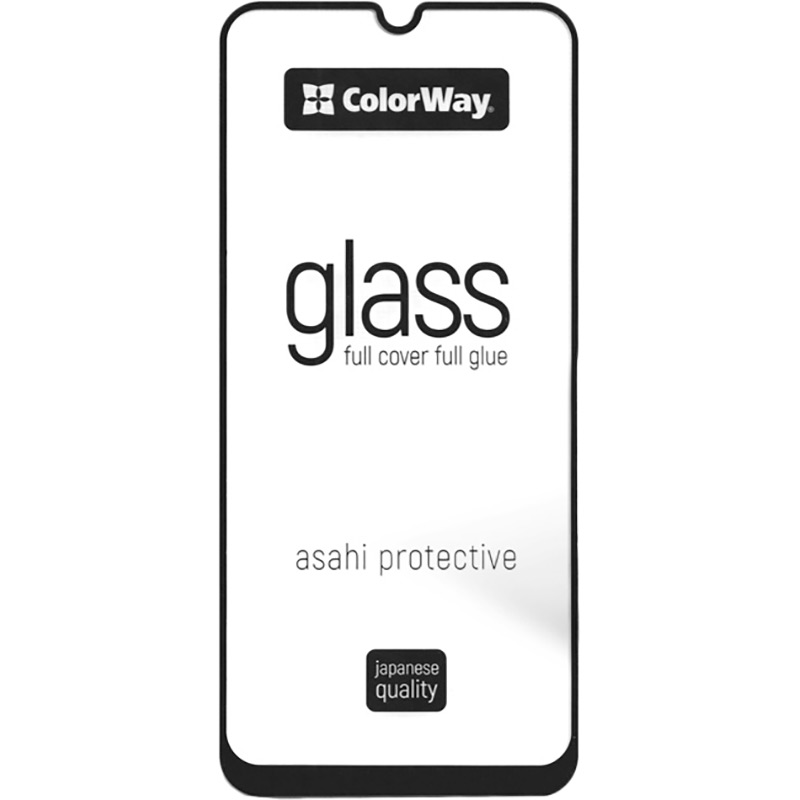 Захисне скло COLORWAY 9H FC glue до Samsung Galaxy A03 Core Black (CW-GSFGSGA032C-BK) Покриття глянець