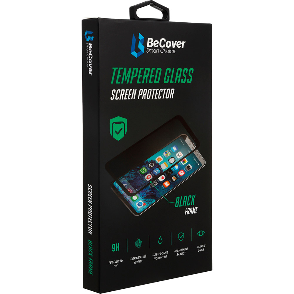Внешний вид Защитное стекло BECOVER для Motorola Moto G60 Black (706899)