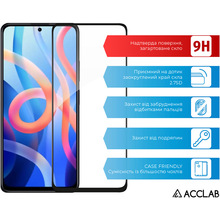 Захисне скло ACCLAB для Xiaomi Redmi Note 11 Black (1283126518829)