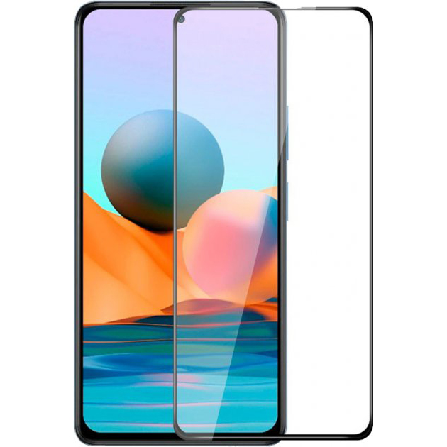 Защитное стекло PowerPlant для Xiaomi Redmi Note 10 Pro Black (GL609857)