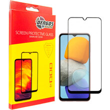 Захисне скло DENGOS Full Glue Glass для Samsung Galaxy M23 Black (TGFG-211)