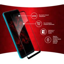 Защитное стекло Intaleo Full Glue для Motorola Moto G32 Black (1283126544330)
