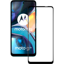 Защитное стекло ACCLAB Full Glue для Motorola Moto G22 Black (1283126542206)