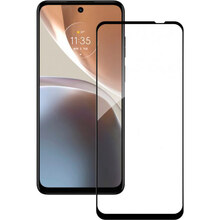 Защитное стекло ACCLAB Full Glue для Motorola Moto G32 Black (1283126544309)