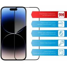 Захисне скло ACCLAB Full Glue для Apple iPhone 14 Pro Black (1283126541971)