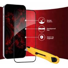 Защитное стекло INTALEO Full Glue для Apple iPhone 14 Plus Black (1283126542091)