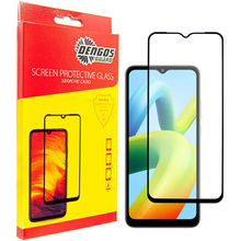 Захисне скло DENGOS для Xiaomi Redmi A1 Black (TGFG-232)