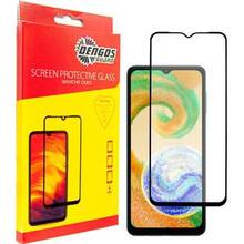 Захисне скло DENGOS Full Glue для Samsung Galaxy A04 Glass Black (TGFG-238)