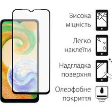 Захисне скло DENGOS Glass Full Glue для Samsung Galaxy A04s Black (TGFG-237)