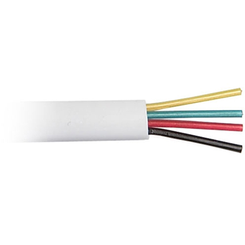 Телефонний кабель ATCOM 26AWG CCS 4 wire 100м white (10121)