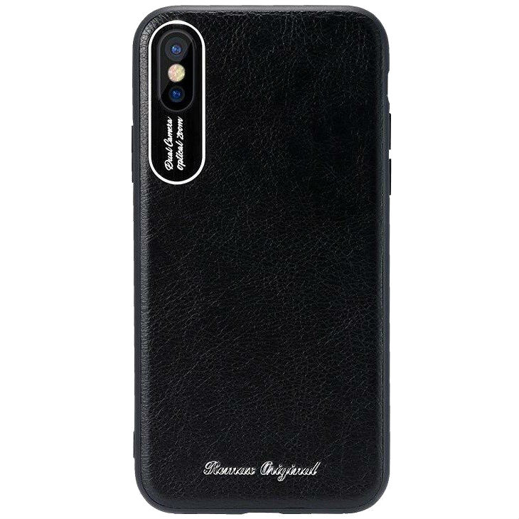 Чохол REMAX iPhone X Leather Aluminum black (CS-RM-1666-BLACK)